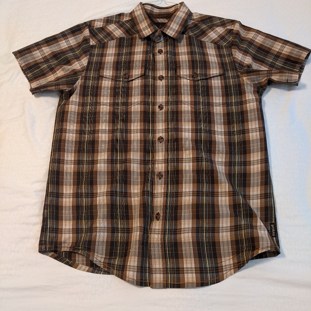 Prana Short Sleeve Button Down